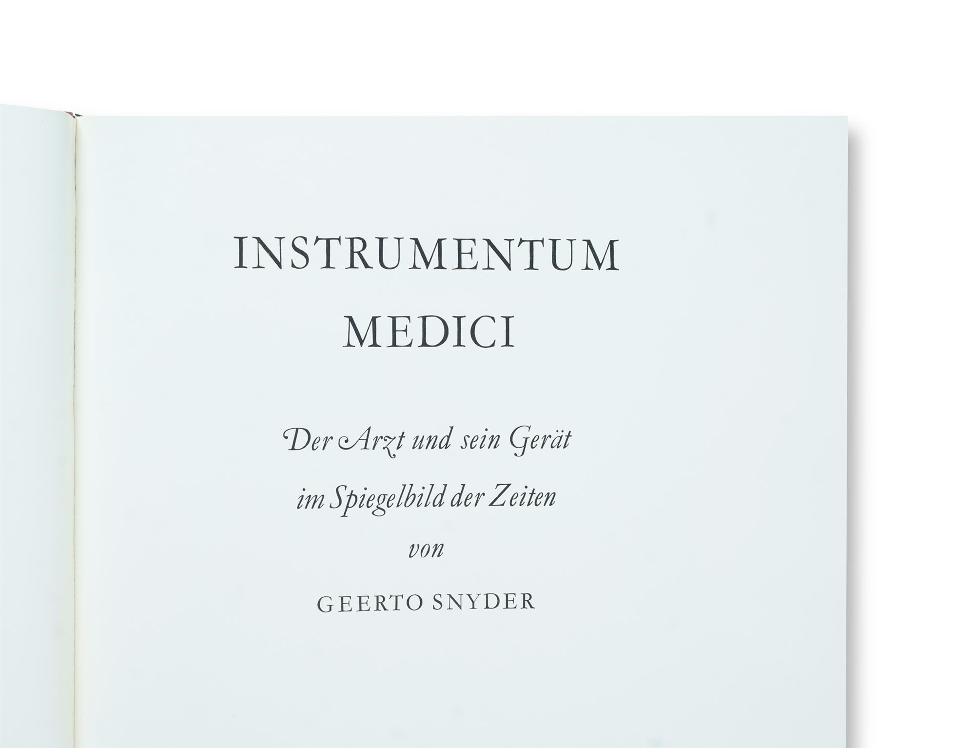 Four Volumes on Historical Surgical Instruments and Collections including a